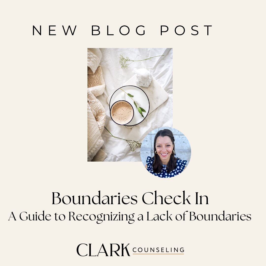 Check out the new post on our blog written by Lindsay Kuczera titled, Boundaries Check In: A Guide to Recognizing a Lack of Boundaries 

We know that establishing healthy boundaries is essential to our mental health. Click on the link in our bio to r