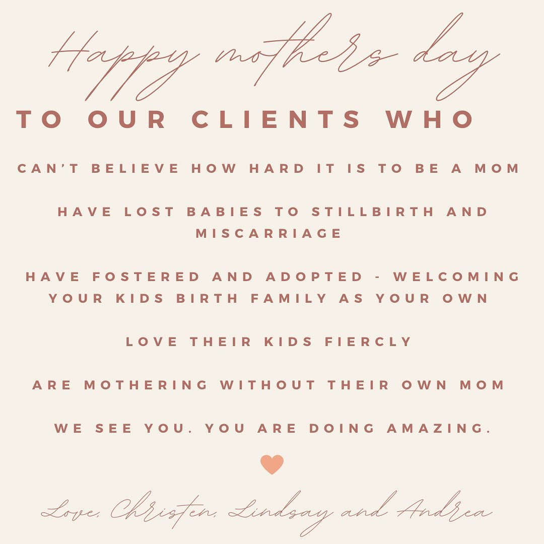 Happy Mother&rsquo;s Day to all (especially our clients) 🥰