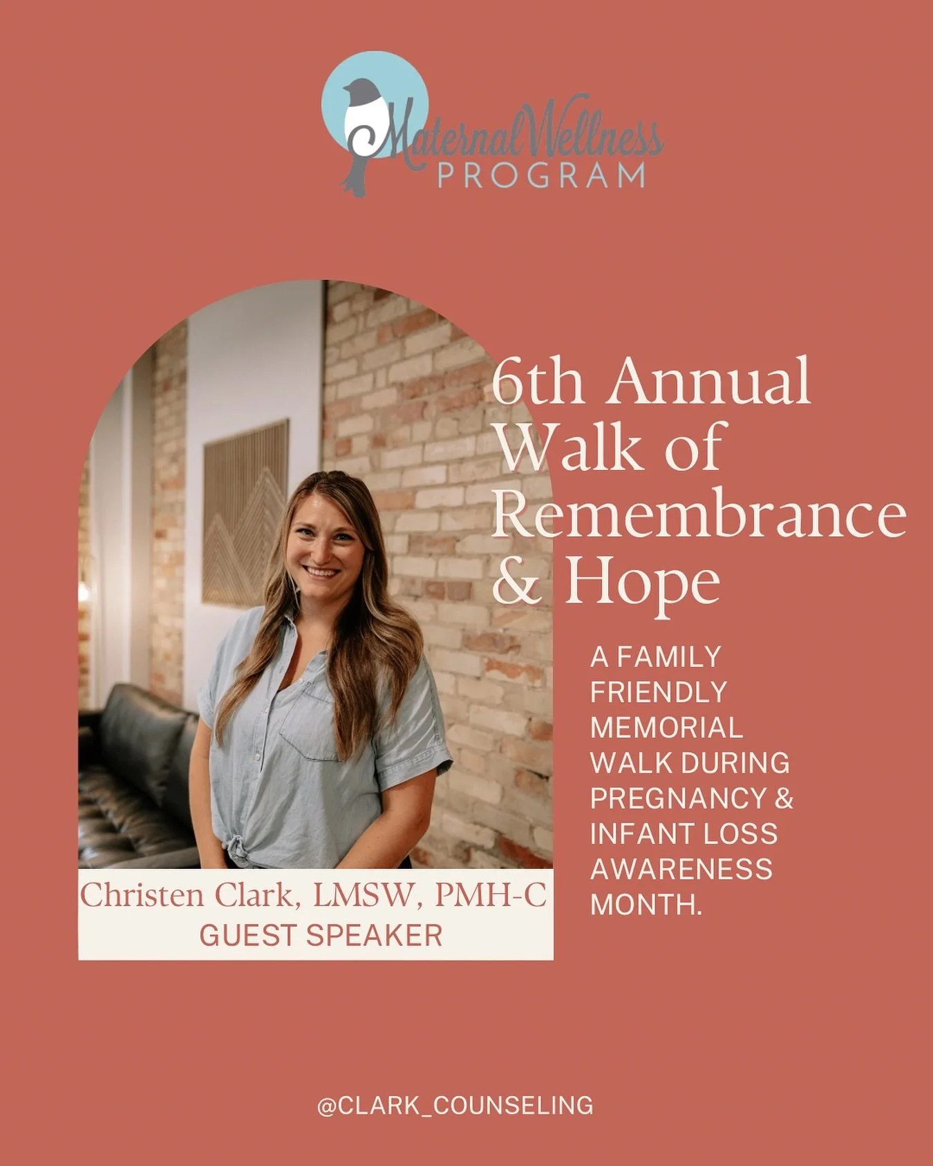 This Saturday, I (Christen) have the honor of speaking at the Maternal Wellness Program&rsquo;s 6th Annual Walk of Remembrance &amp; Hope 🤍

This family-friendly event creates space to honor and remember babies lost through miscarriage, stillbirth, 