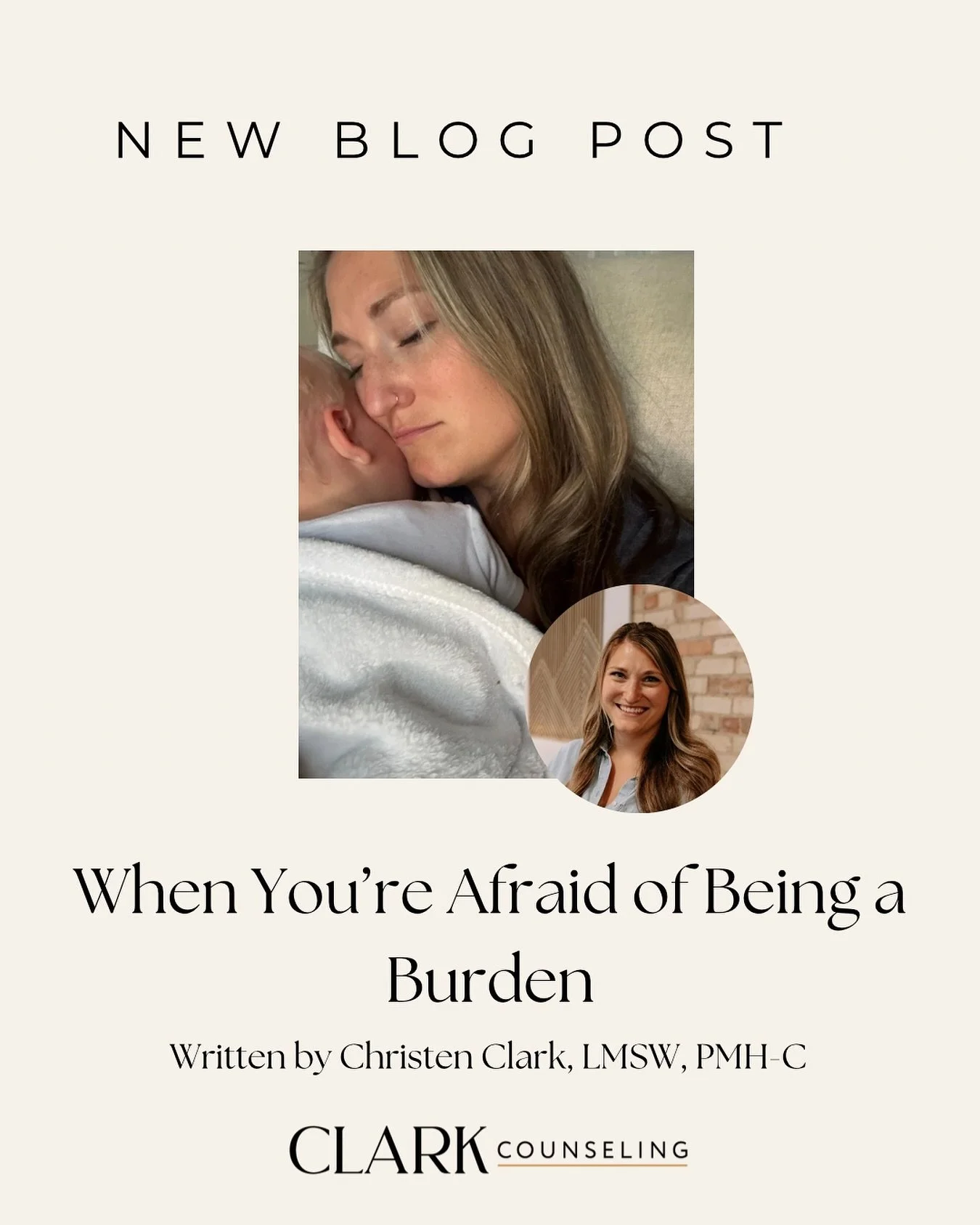 In counseling sessions, we often hear women say, &ldquo;I don&rsquo;t want to be a burden.&rdquo;
They hold it all together on the outside while quietly struggling inside&hellip;afraid to need too much, ask too much, or take up too much space.

A few