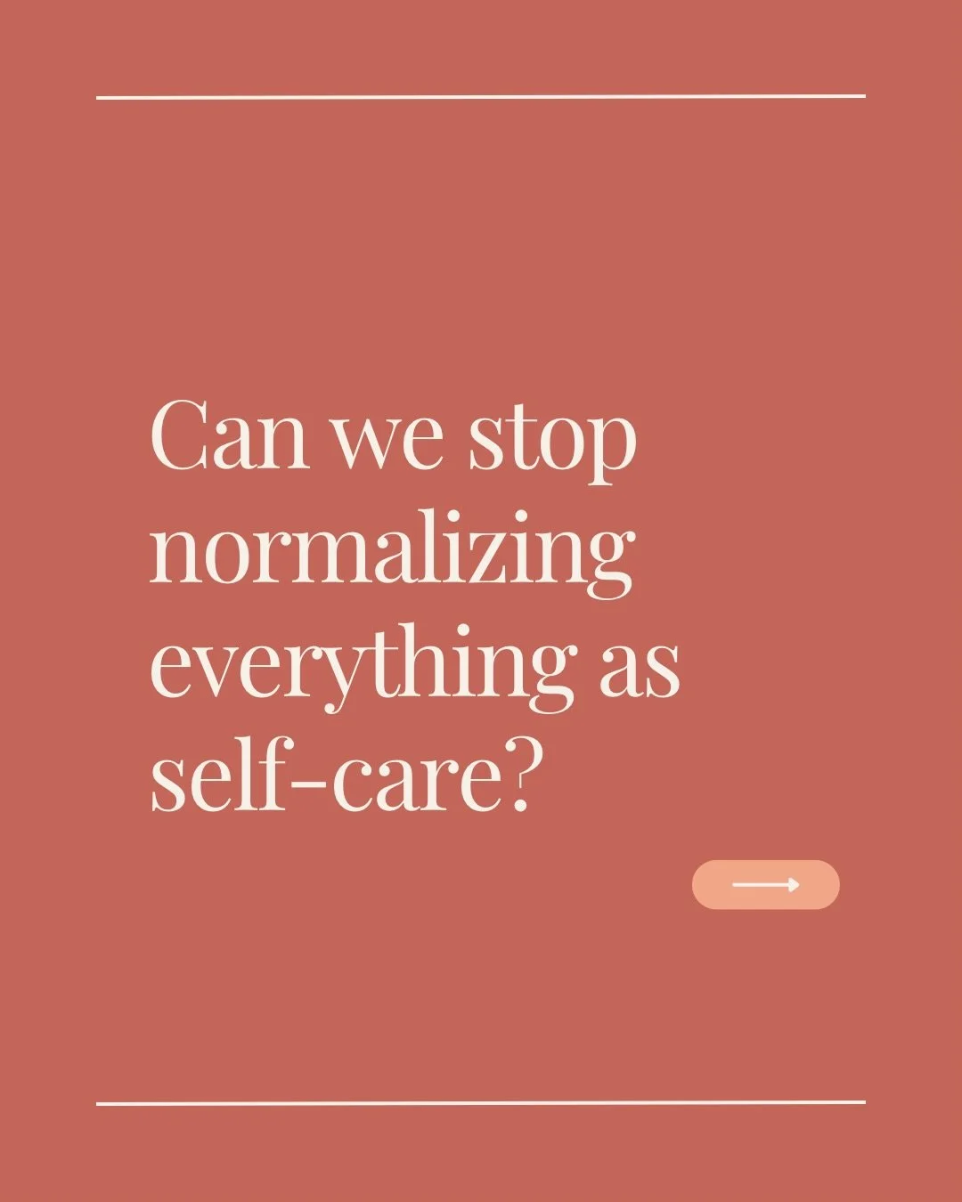 Self-care has become a catch-all phrase but real progress usually asks for more than a momentary escape.

Real self-care often looks quieter, harder, and less Instagram-friendly:
✨ boundaries
✨ consistency
✨ asking for help
✨ tending to what&rsquo;s 