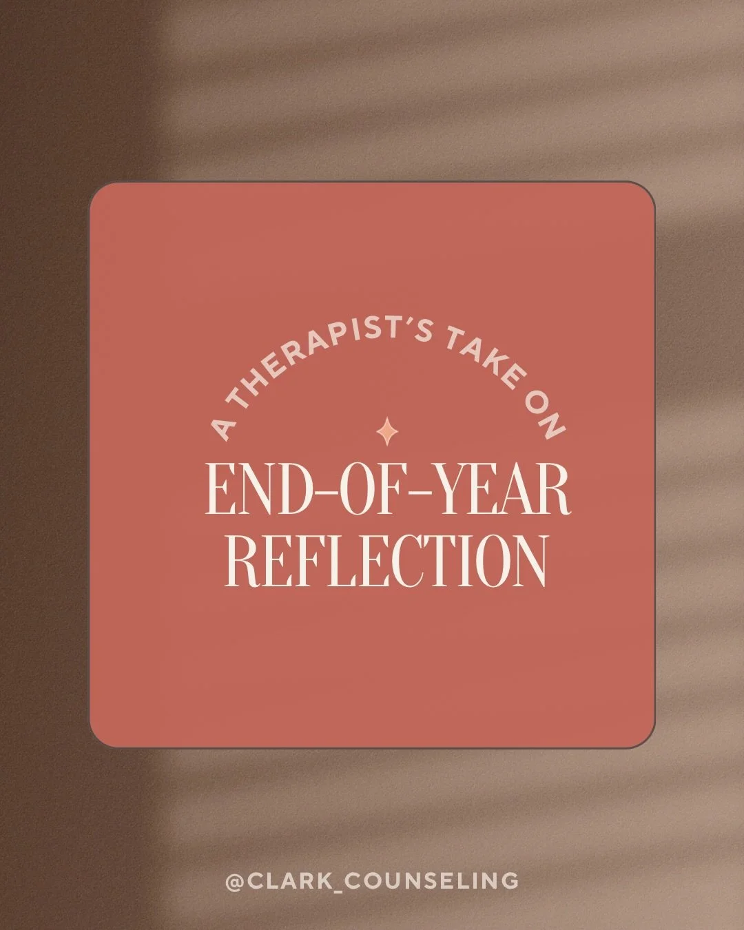 As the year comes to a close, I want to invite you to pause, reflect, and notice.

We don&rsquo;t just learn from experience.
We learn from reflecting on experience.

As a therapist, this is something I see again and again: when we slow down enough t