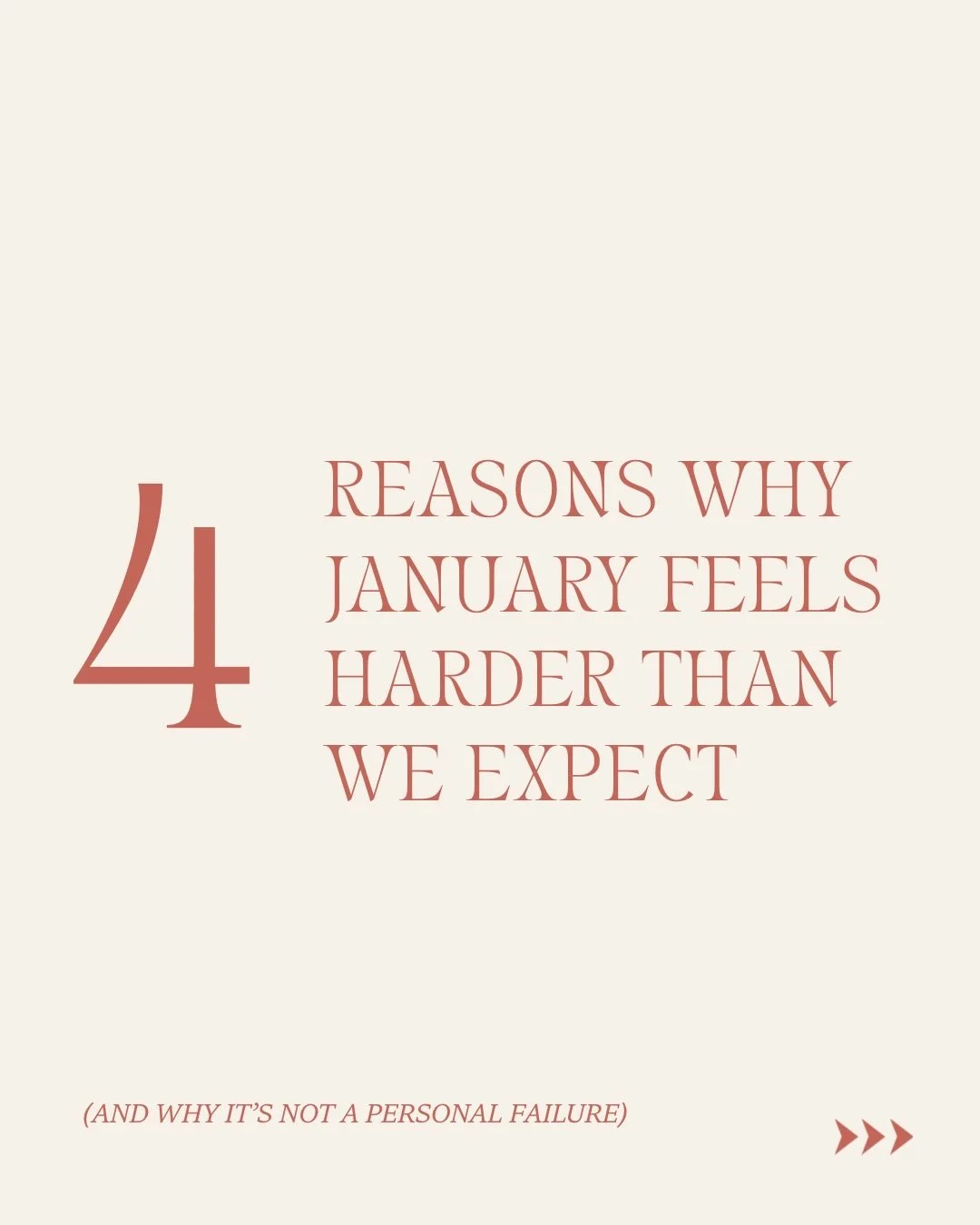 January is over here acting like a fresh start&hellip; while most people are just trying to feel like themselves again.
This month hits harder than people talk about - and it&rsquo;s not about motivation.

Our newest blog breaks down what&rsquo;s act