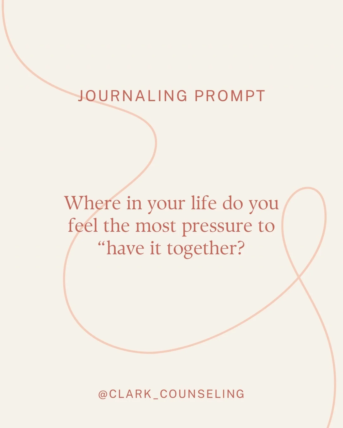 Todays journaling prompt: Where in your life do you feel the most pressure to &ldquo;have it together&rdquo;?

Sometimes we move through life carrying pressure we&rsquo;ve never actually stopped to name.

The pressure to be the calm one.
The responsi