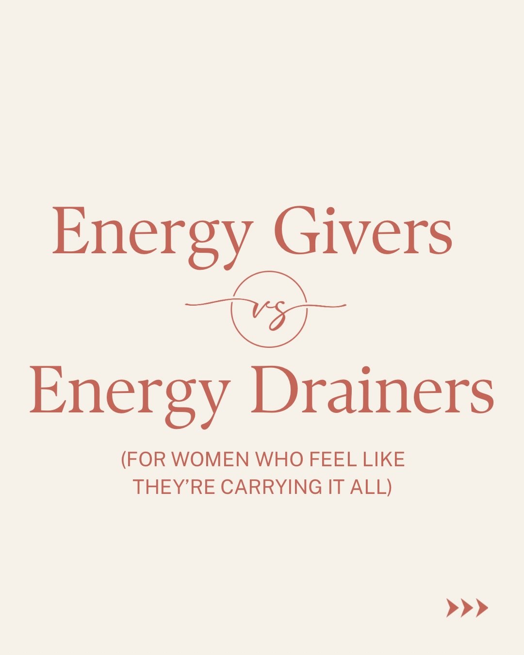 The mental load.
The emotional weight.
The constant thinking, planning, remembering&hellip;

Of course, you&rsquo;re tired.

Sometimes a helpful shift isn&rsquo;t doing more it&rsquo;s noticing what&rsquo;s draining you and what brings you energy. 

