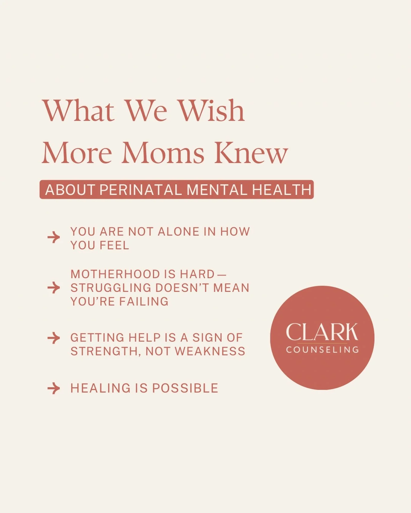 A reminder for the mom who needed this today:

You are not failing.
You are not weak.
You are not the only one feeling this way.

Motherhood is hard, and getting support is not something to feel ashamed of. It&rsquo;s something to feel proud of 🤍

H