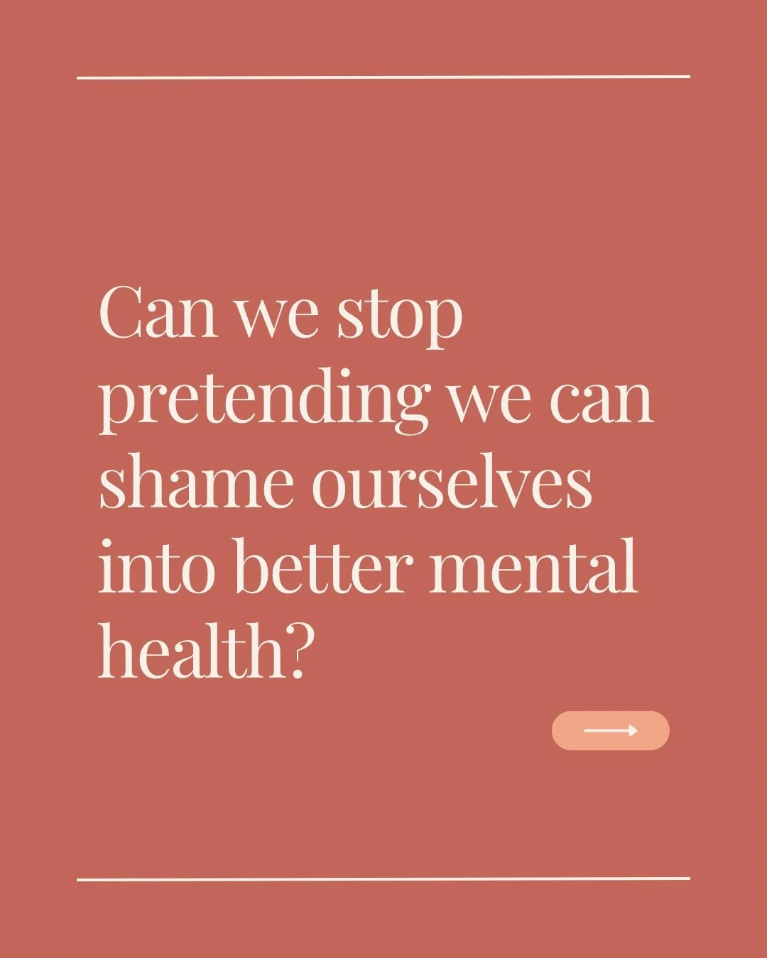 Can we stop pretending that being harder on ourselves is the answer?

So many women I talk to are carrying around this belief that if they could just be more disciplined, more organized, more patient, or get it together a little better, they&rsquo;d 
