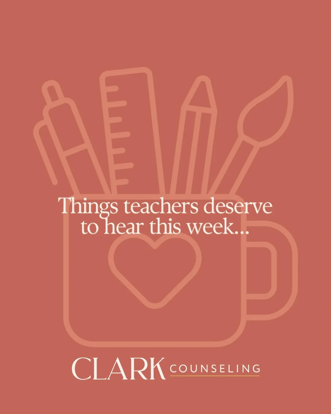 To the teachers (and school social workers, occupational therapists, physical therapists, and psychologists) finishing up another school year&hellip; this one is for you 🤍

You made it! After months of early mornings, behaviors, lesson plans, parent