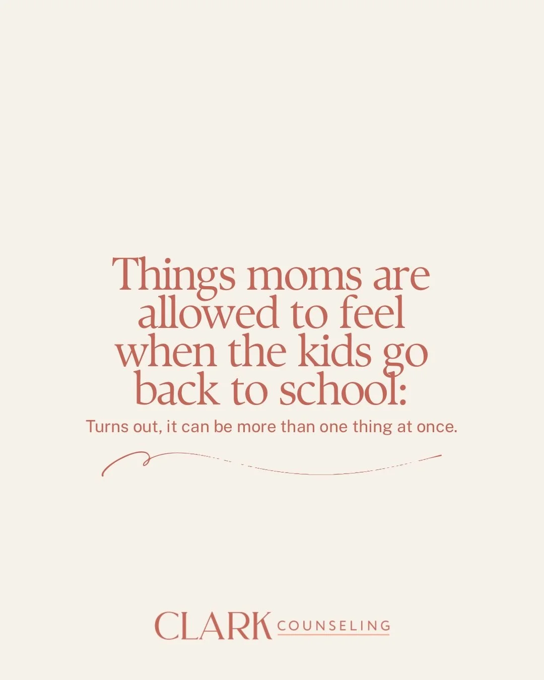 Back to school can bring a lot of feelings for moms too 🤍

Sometimes all at once.