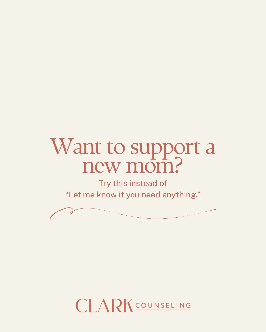 For a new mom, &ldquo;What do you need?&rdquo; can be a hard question to answer. Offering a few specific ways you can help gives a new mom somewhere to start. 🤍

In almost every presentation I give on perinatal mood and anxiety disorders new moms sh