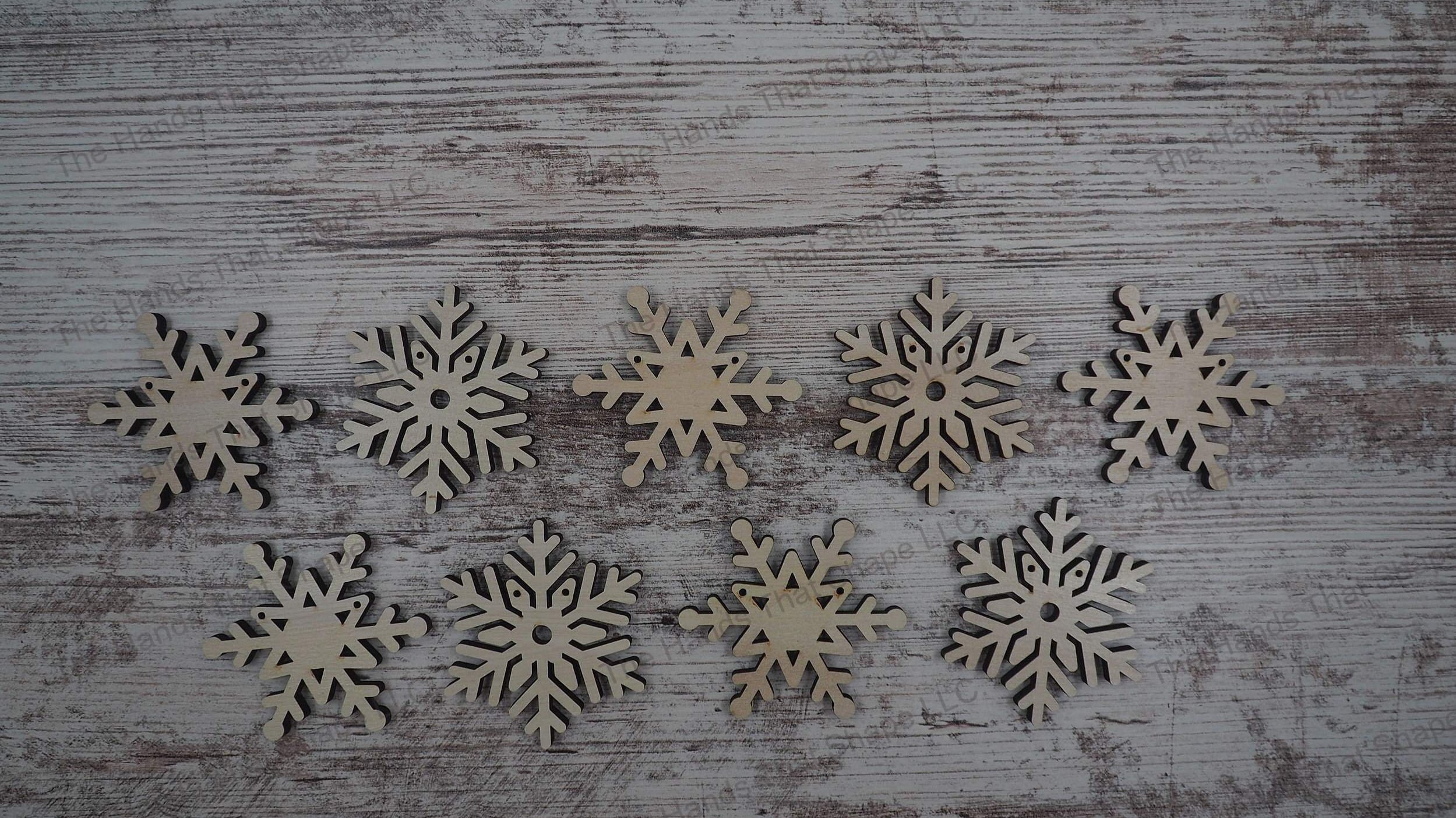 Embellishment Pattern Example (Q) Snowflake -Style1, (R) Snowflake -Style2