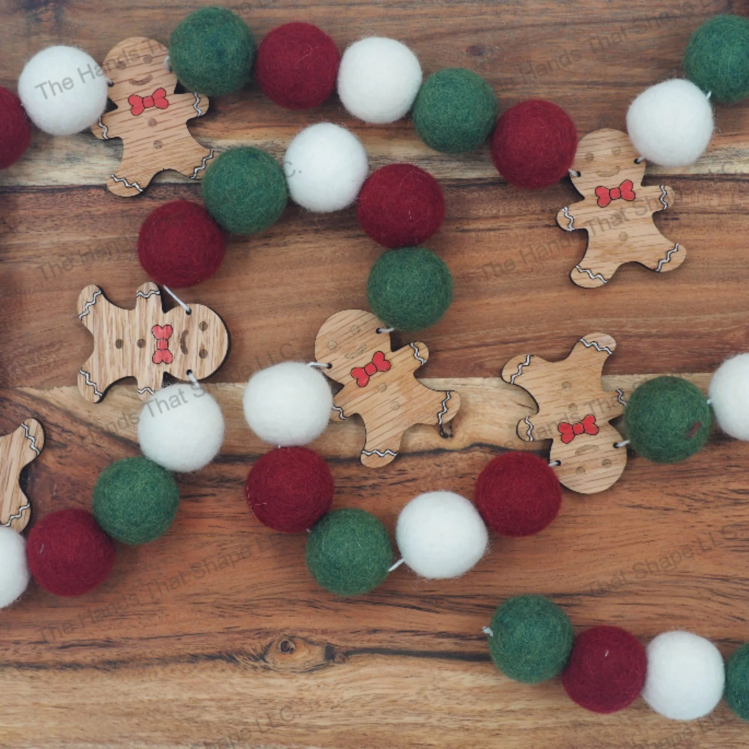 Felted Wool Garland Example