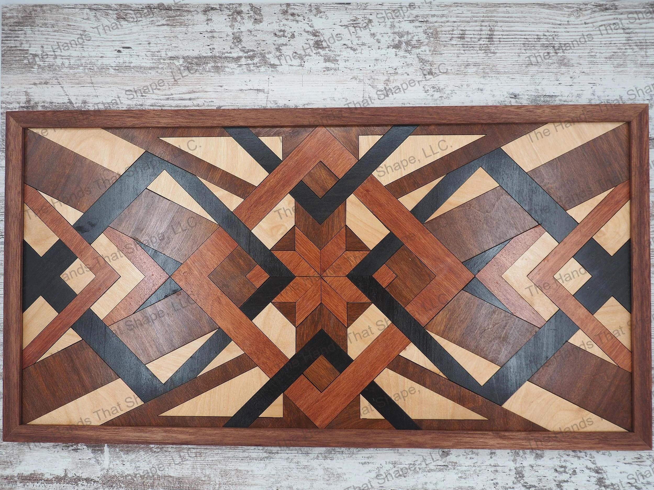  3 Diamond Wooden Quilt