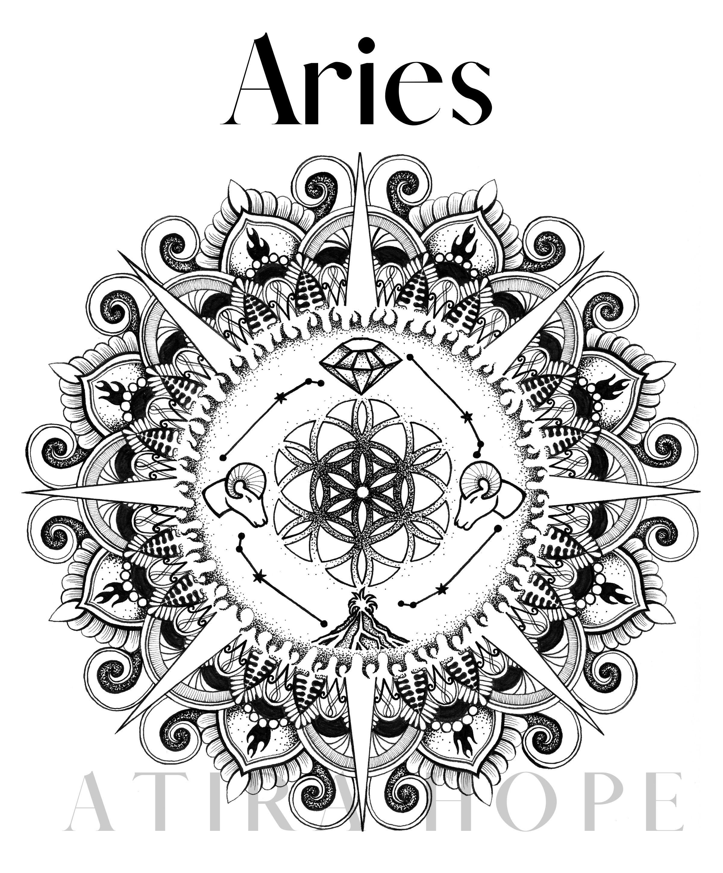 Tattoo uploaded by Kye • Aries zodiacac sign tattoo • Tattoodo