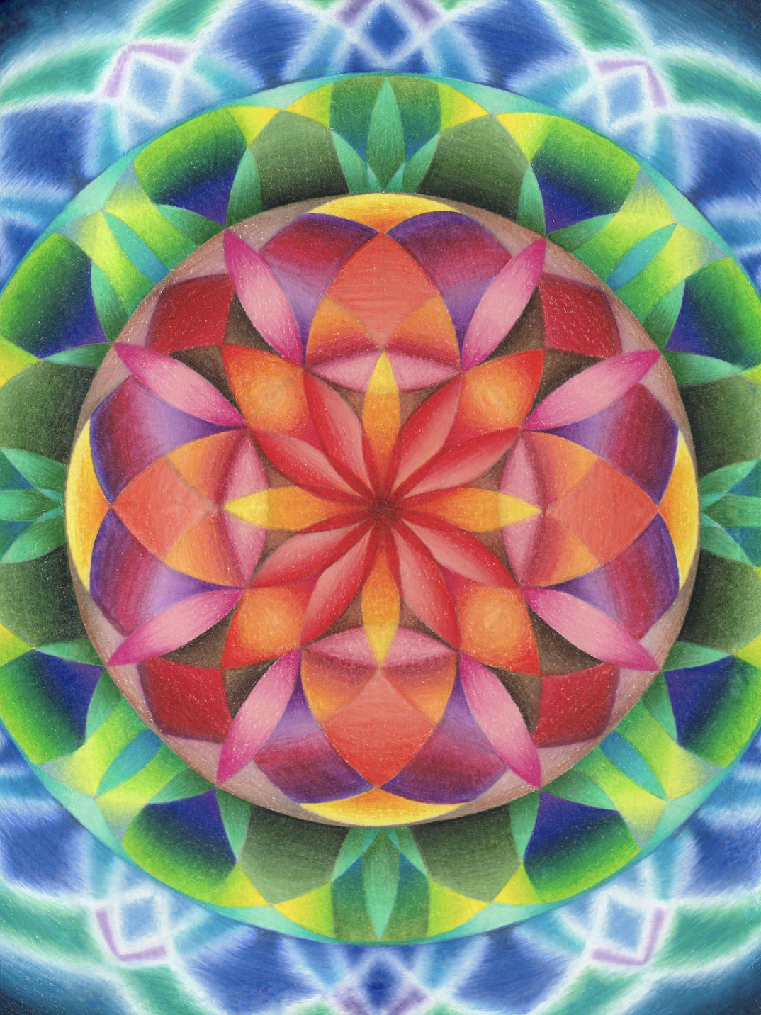 Blossoming Spectrum
9"x12" Colored Pencil on Paper