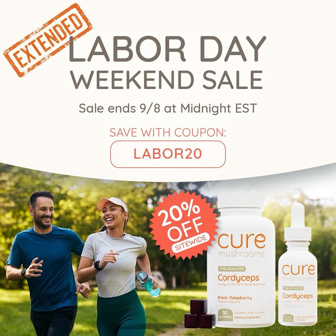 You&rsquo;ve had a long week&hellip; our 20% site wide savings are extended over the weekend! You&rsquo;re welcome 😘

Use code LABOR20. Link in bio to shop.

*not applicable on bundles* 

#LaborDaySale #Mushrooms