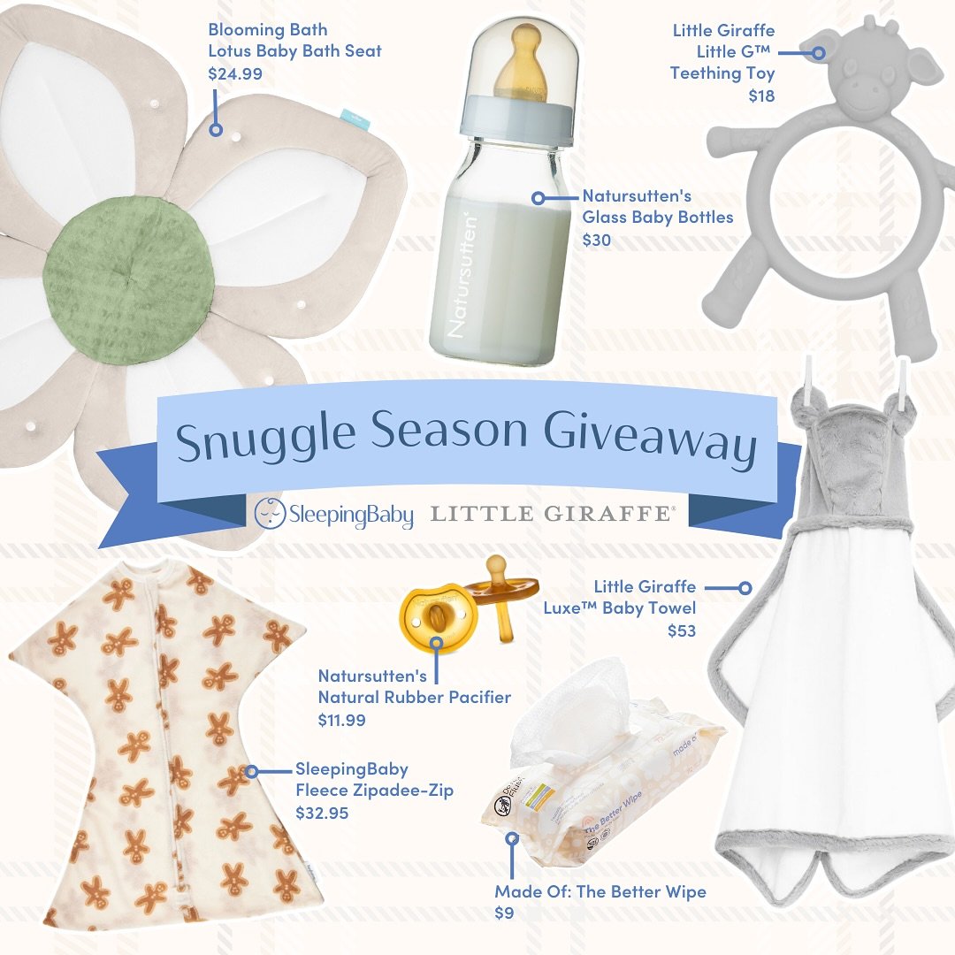 It&rsquo;s the season for giving and we&rsquo;ve teamed up with our friends @littlegiraffeislove and @bloomingbath to giveaway ✨THREE✨ specially curated bundles 🎁

TO ENTER: 
1. Follow @sleepbabyinc + @littlegiraffeislove + @bloomingbath 
2. Like th