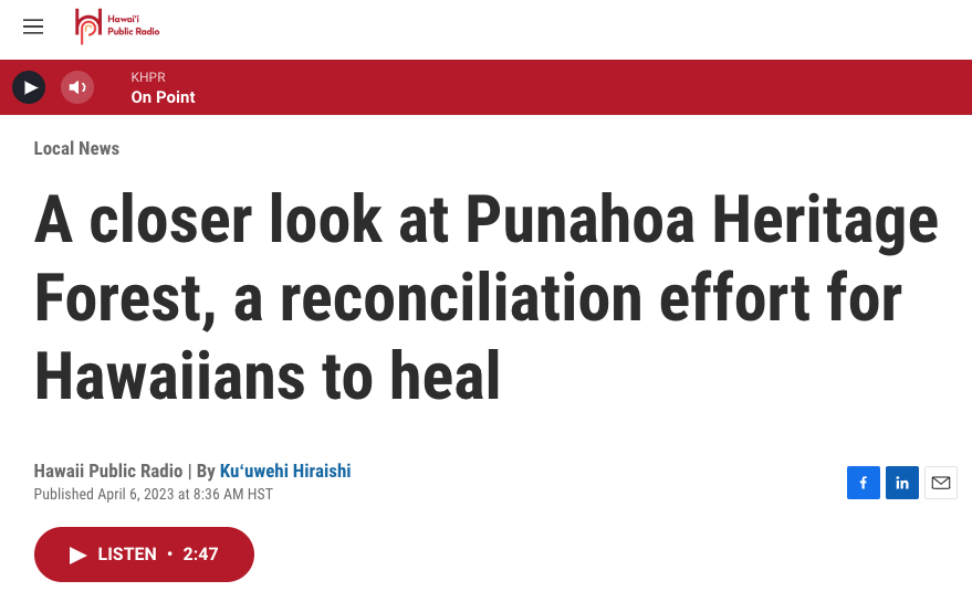 "A closer look" by Hawaii Public Radio