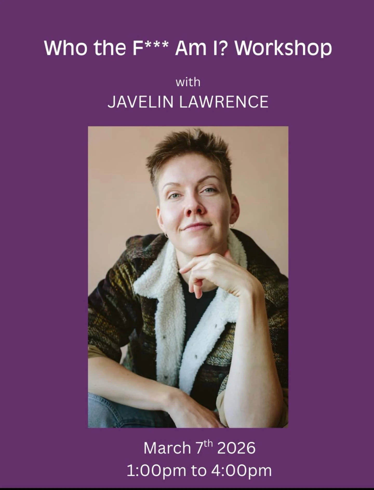 Saturday, March 7th 2026 - 1:00pm to 4:00pm - $10.00
Held at 2140 Pumphouse Ave SW, Calgary AB
(Ticket link in bio)

We know what it is like when your sense of self crumbles every time someone gives you a piece of constructive feedback, or every time