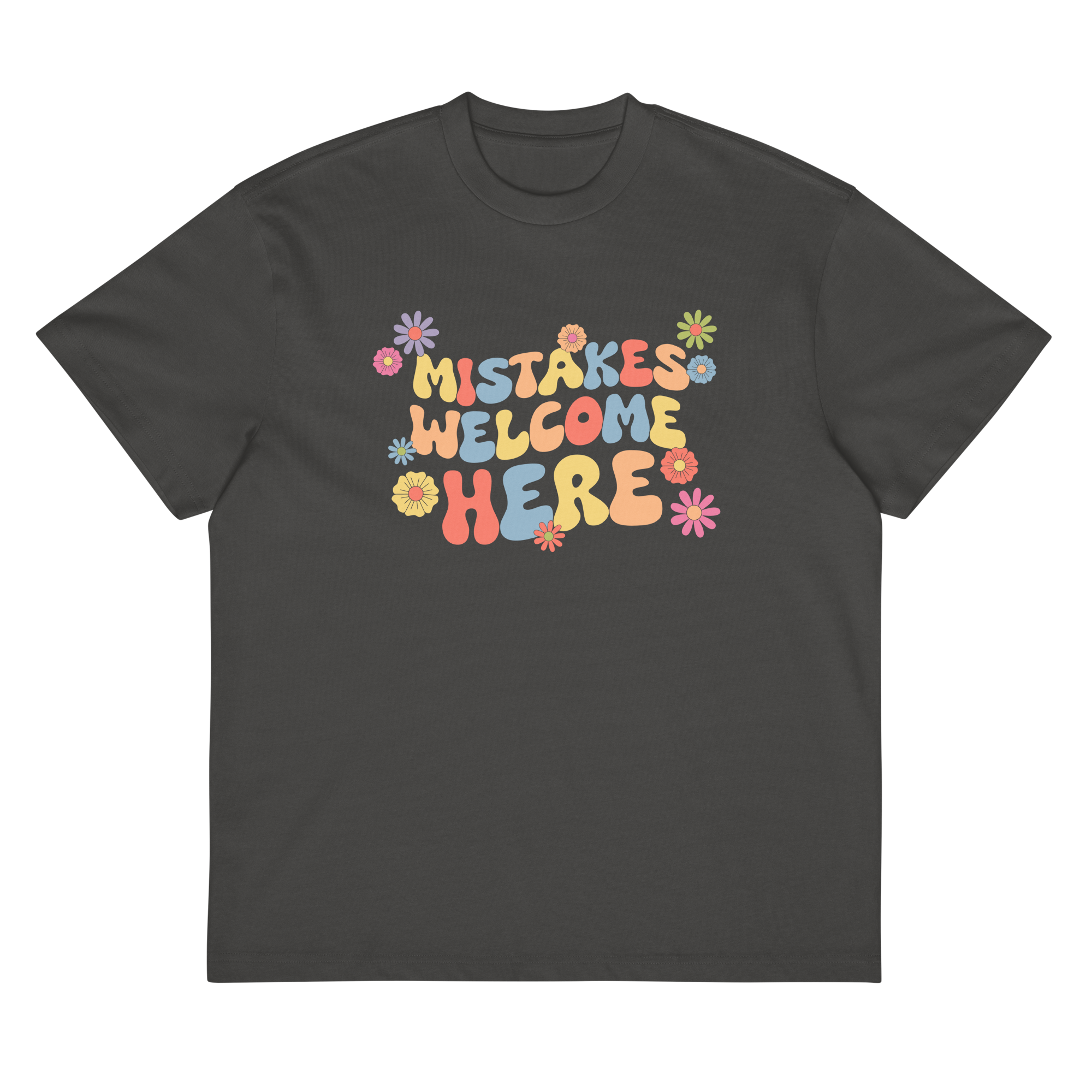 Mistakes Welcome Men's Boxy Tee