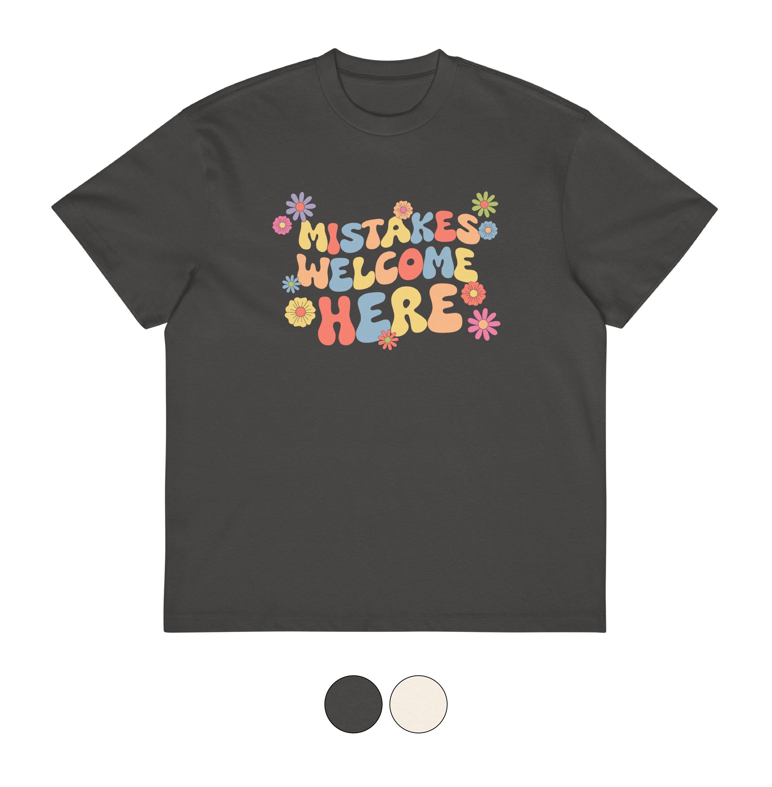 Mistakes Welcome Men's Boxy Tee