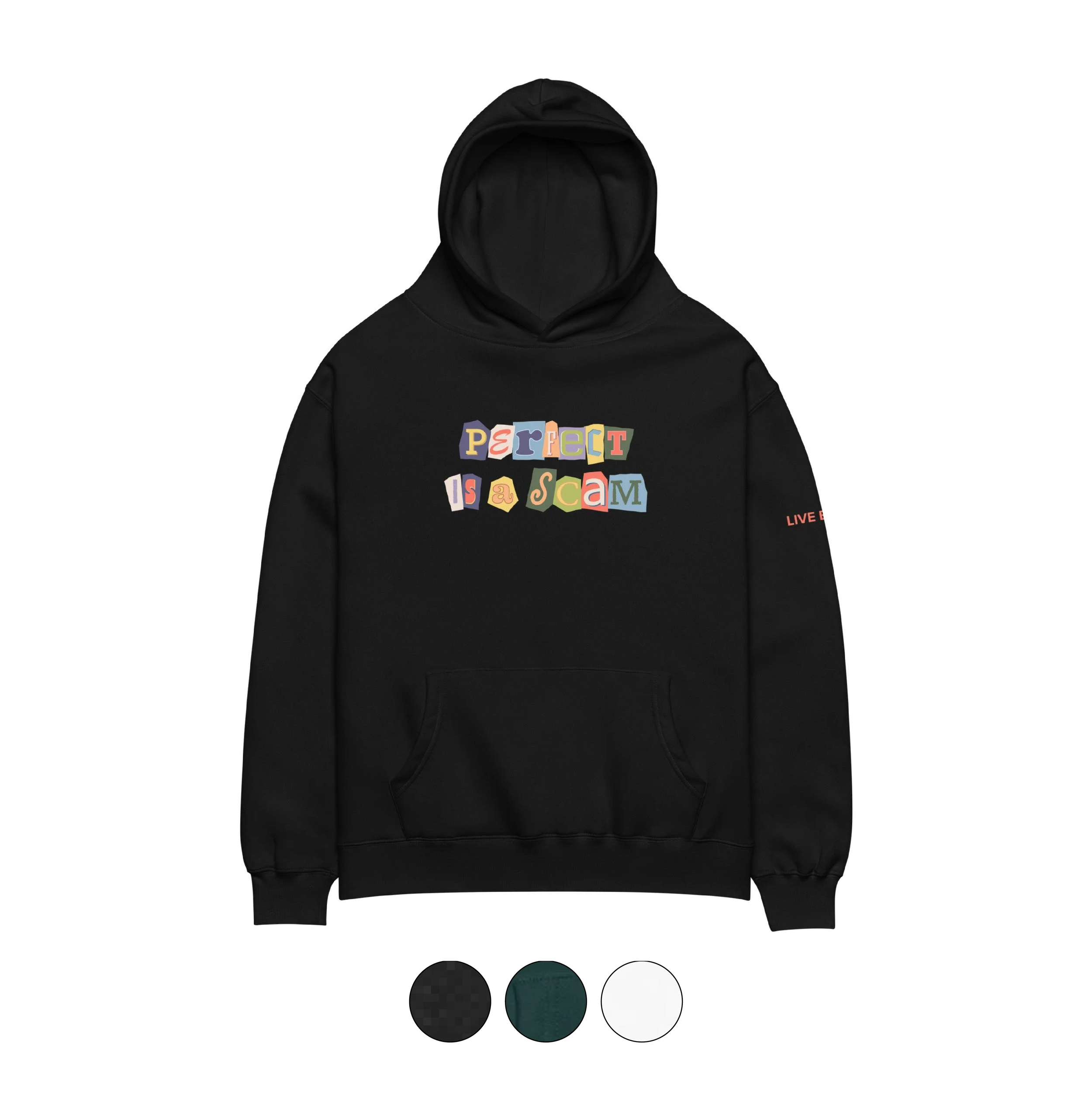 Perfect is a Scam hoodie