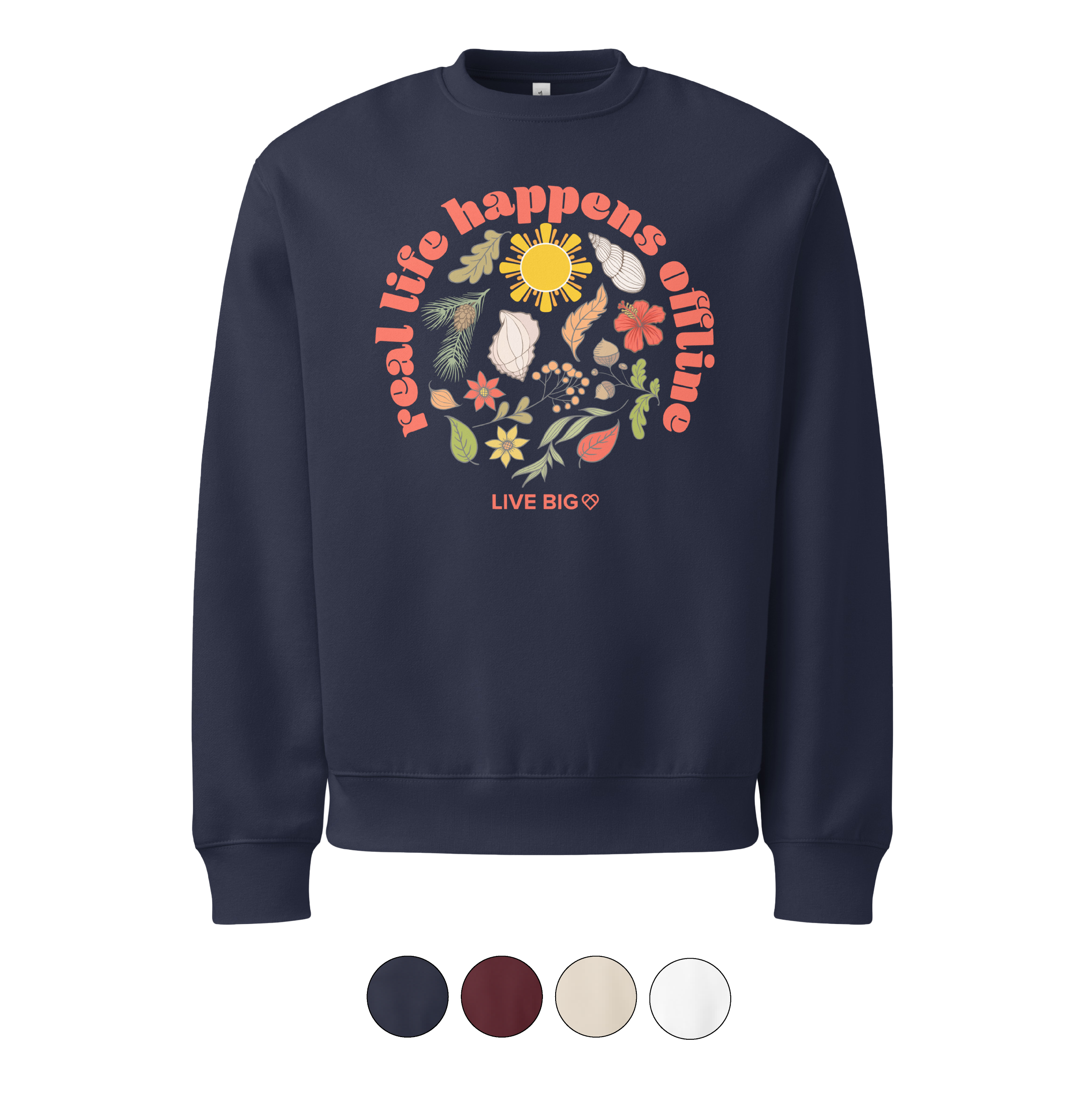 Real Life Happens Offline Sweatshirt
