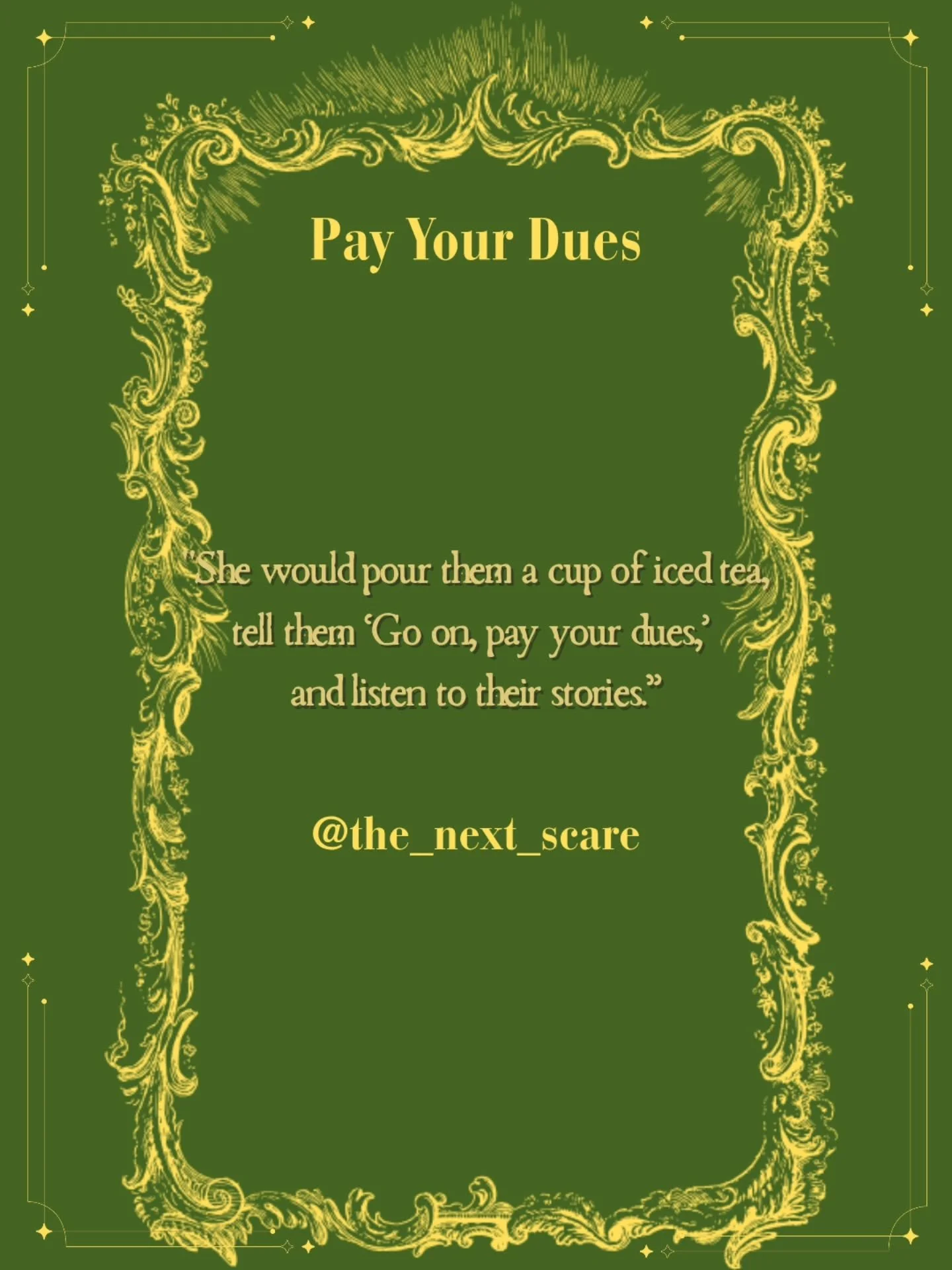 Every story has a price ☕️ 

Pay Your Dues- a horror anthology, dropping April 15. Link in bio.
#horror #horrorbooks #horrorreads #shorthorror #horroranthology
