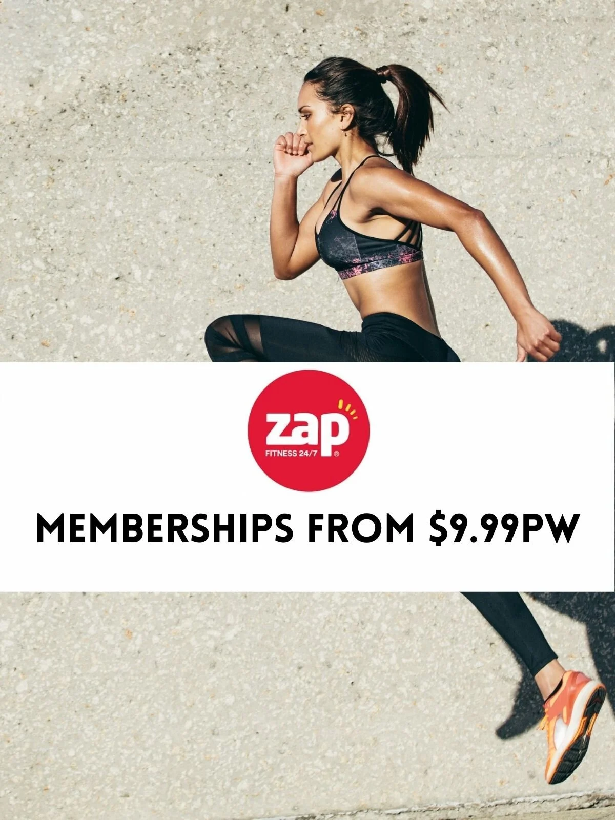 Zap Fitness Membership From $9 .99pw
