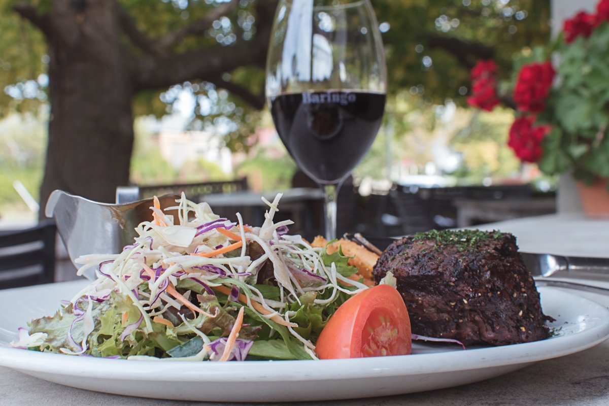 Steak + Chips + Salad + Wine: make for an excellent Tuesday dinner! 
.
.
.
#steaknight #steakspecial #rumpsteak #escapetothecountry #seeVictoria #VisitMacedonRanges #MacedonRangesNaturallyCool #macedonranges #VisitMelbourne #VisitVictoria #thisisvict