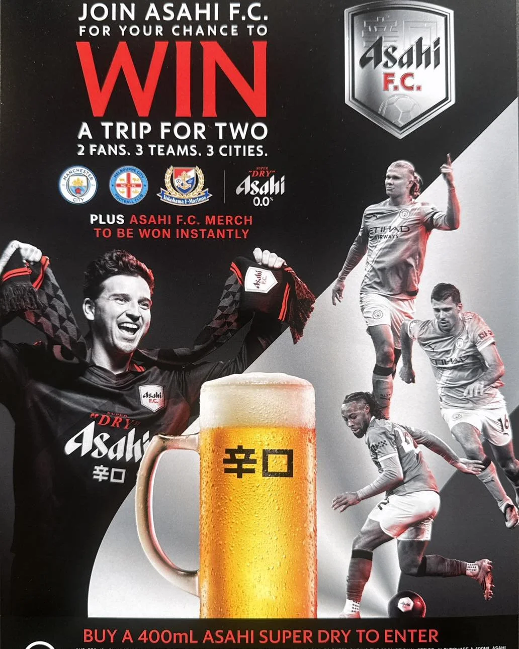 🍺 It all kicks off tomorrow at Baringo! 🍺

Buy a pint of Asahi Super Dry and you&rsquo;ll go in the draw with the chance to WIN instantly! 🎉

We&rsquo;ve got heaps of instant win prizes ready to be claimed, so every pint could be a winner.

📅 Sta