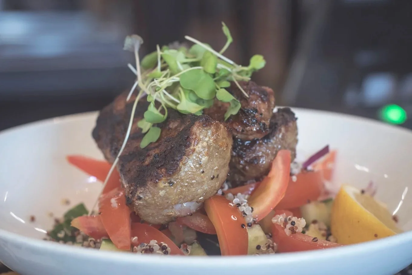 Plate of Moroccan Lamb Salad