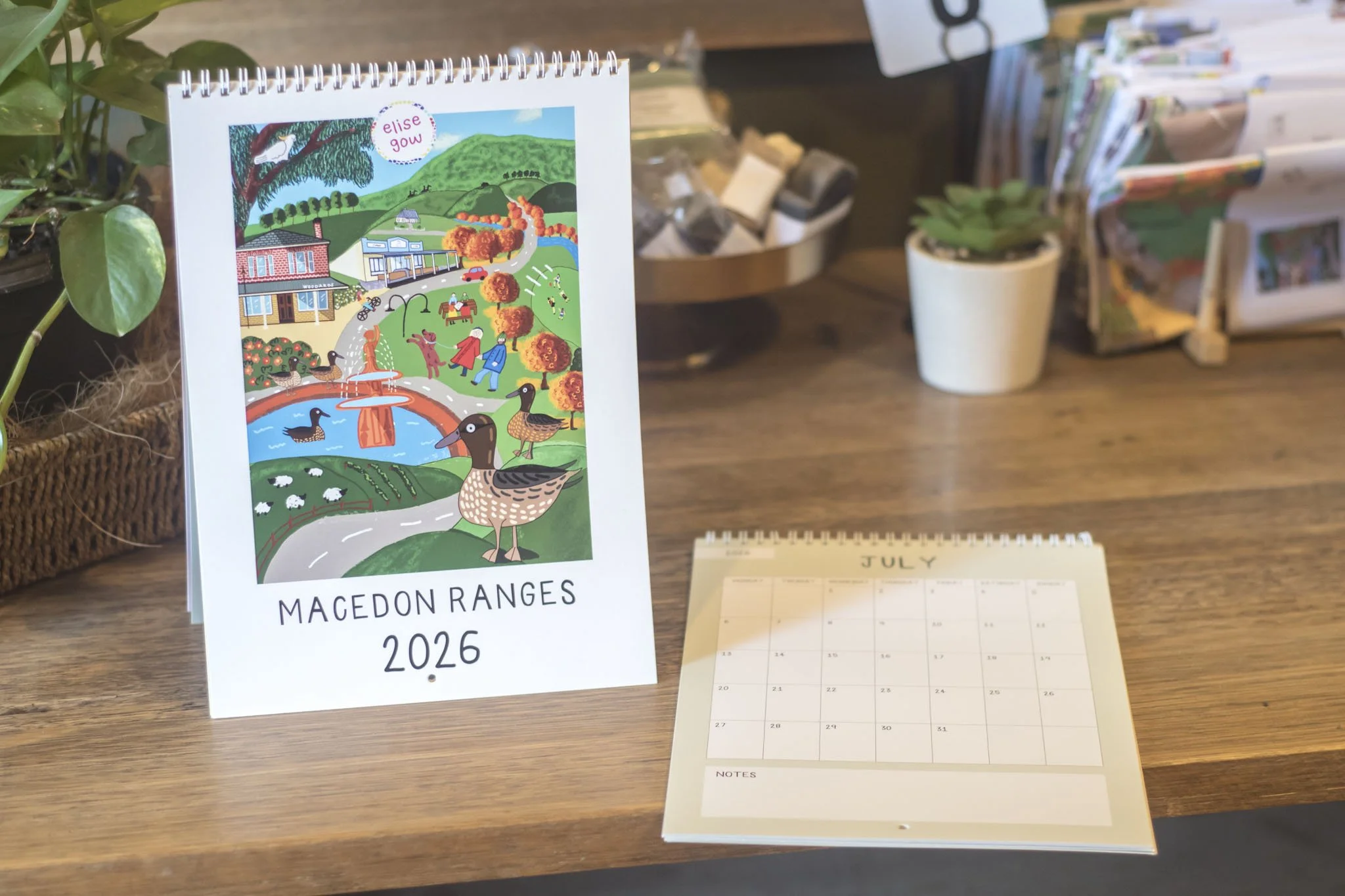 Macedon Ranges Calendar by Elise Gow