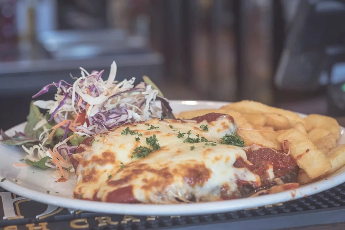 Plate of Chicken Parmigiana