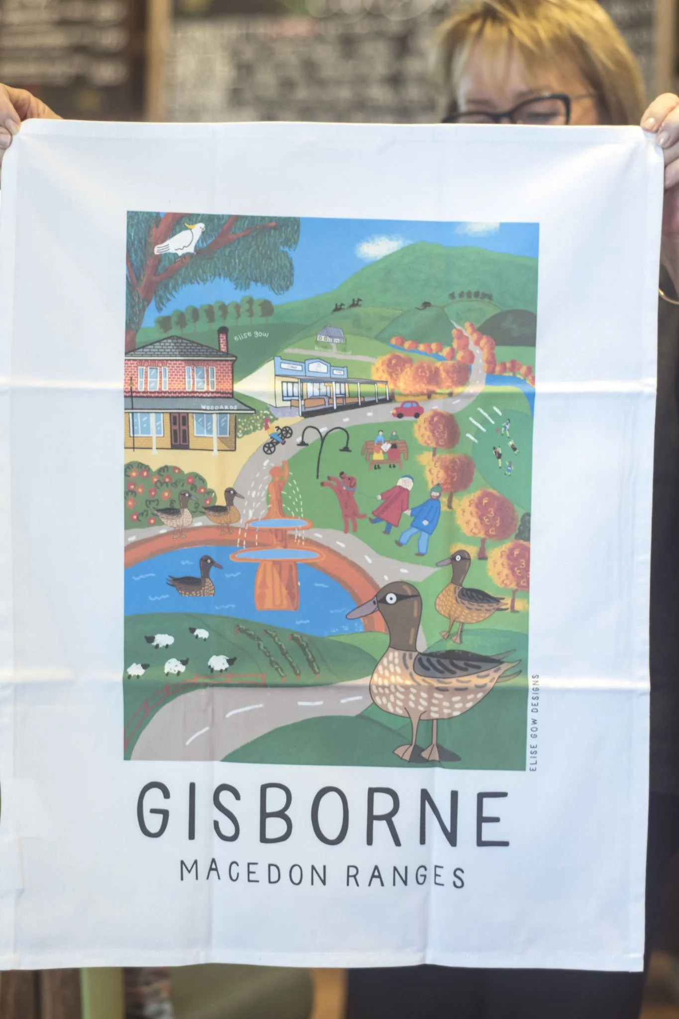 Macedon Ranges Tea Towel