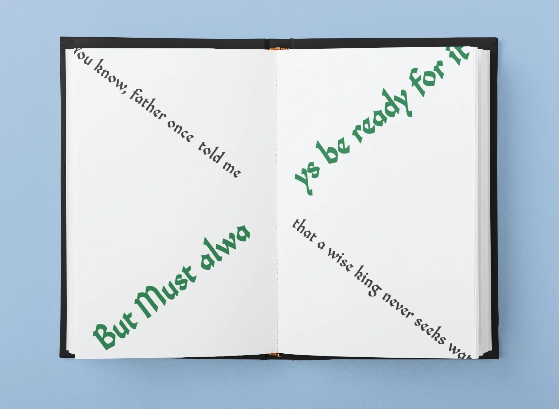 Movie Script Book (Ragnarok) — Jocelyn Arnold Designs