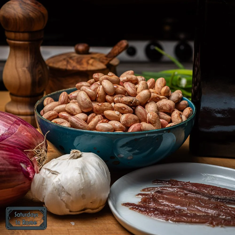 Healthy Borlotti Bean Salad With Onions And Anchovies Recipe