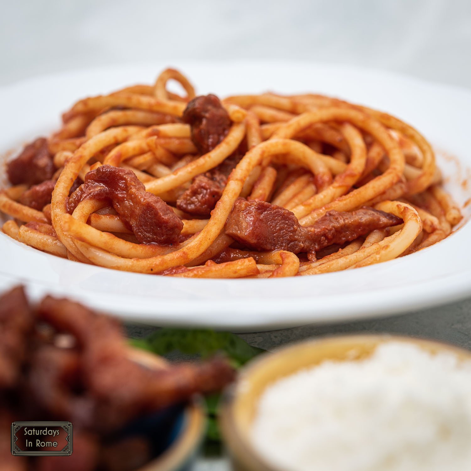 This Bucatini all'Amatriciana Recipe Is A Roman Classic
