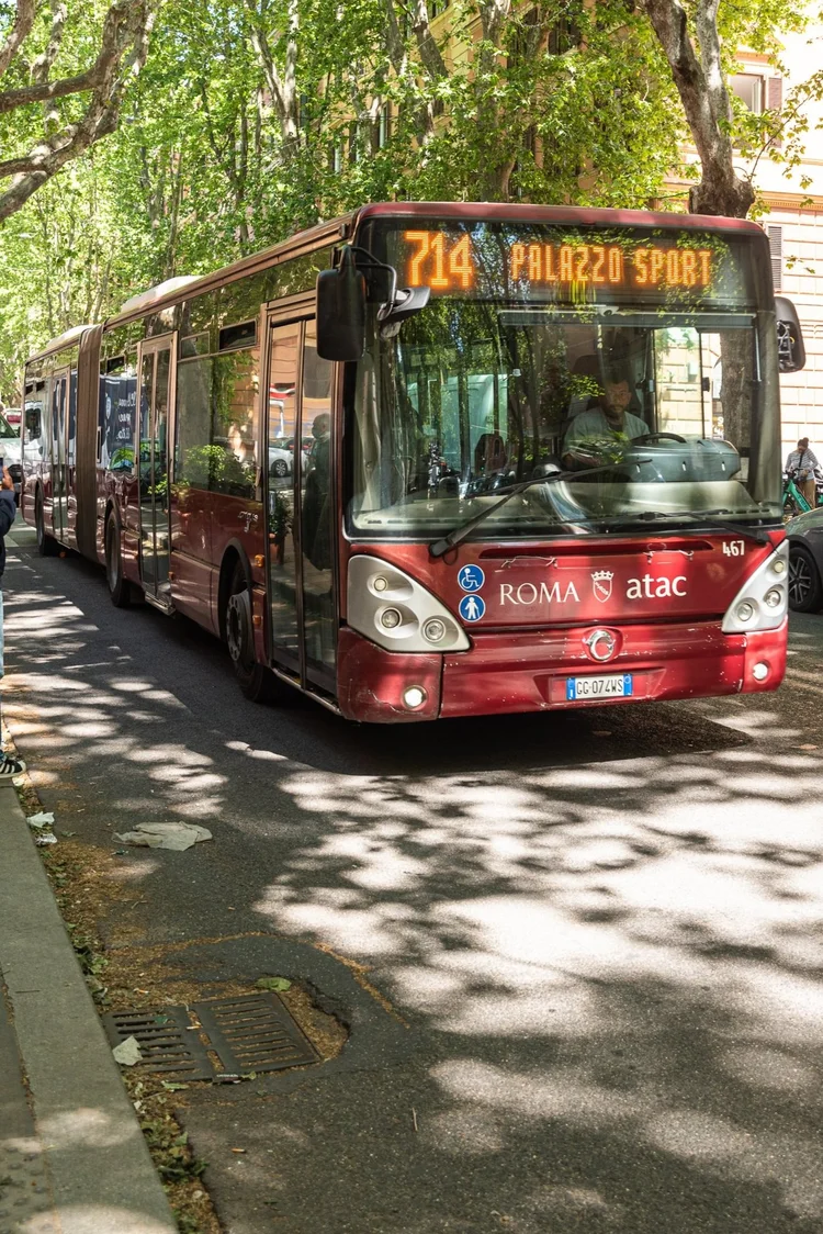 The Rome City Bus Is Easy And Convenient For Getting Around