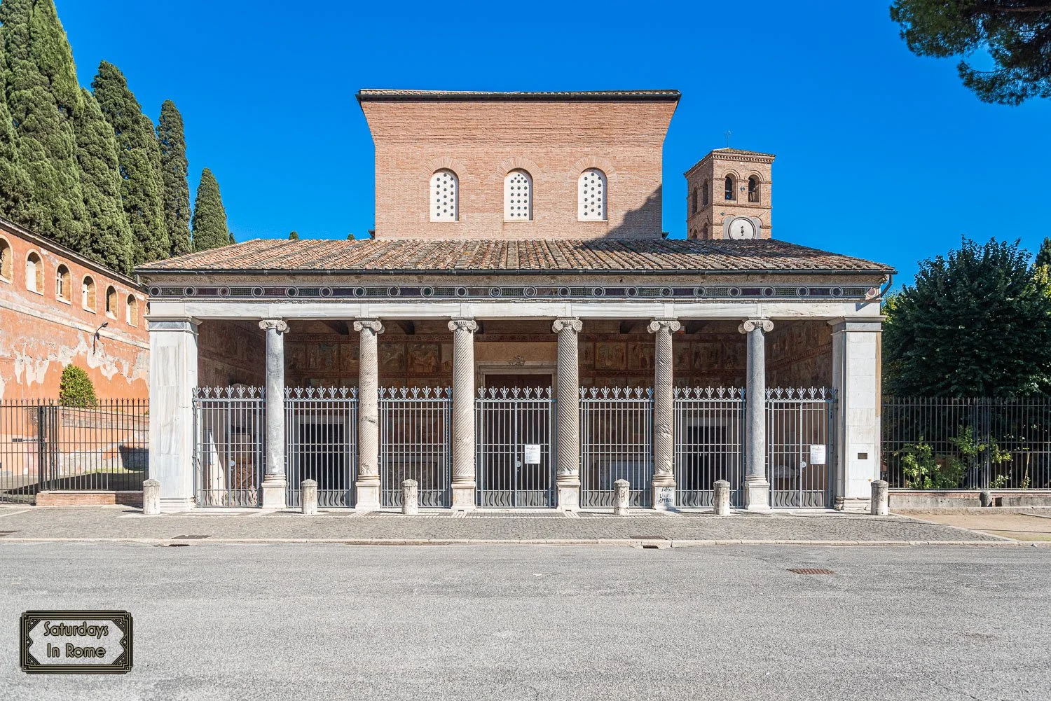 The Basilica of Saint Lawrence Outside The Walls Of Rome