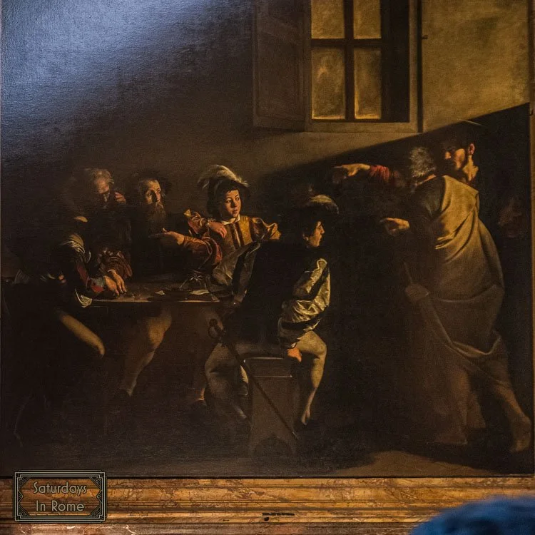 Enjoy Caravaggio Artwork At A French Church In Rome