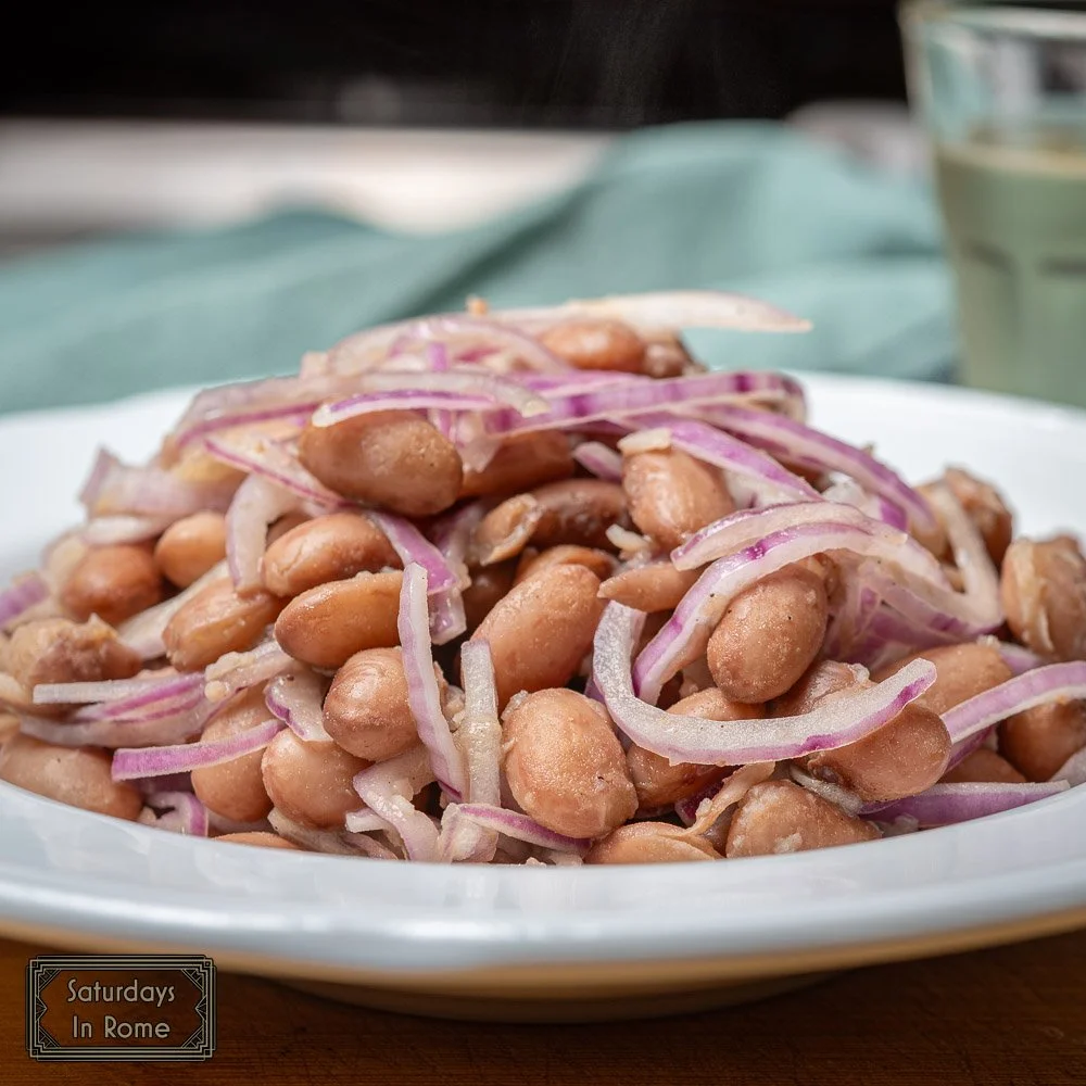 Healthy Borlotti Bean Salad With Onions And Anchovies Recipe