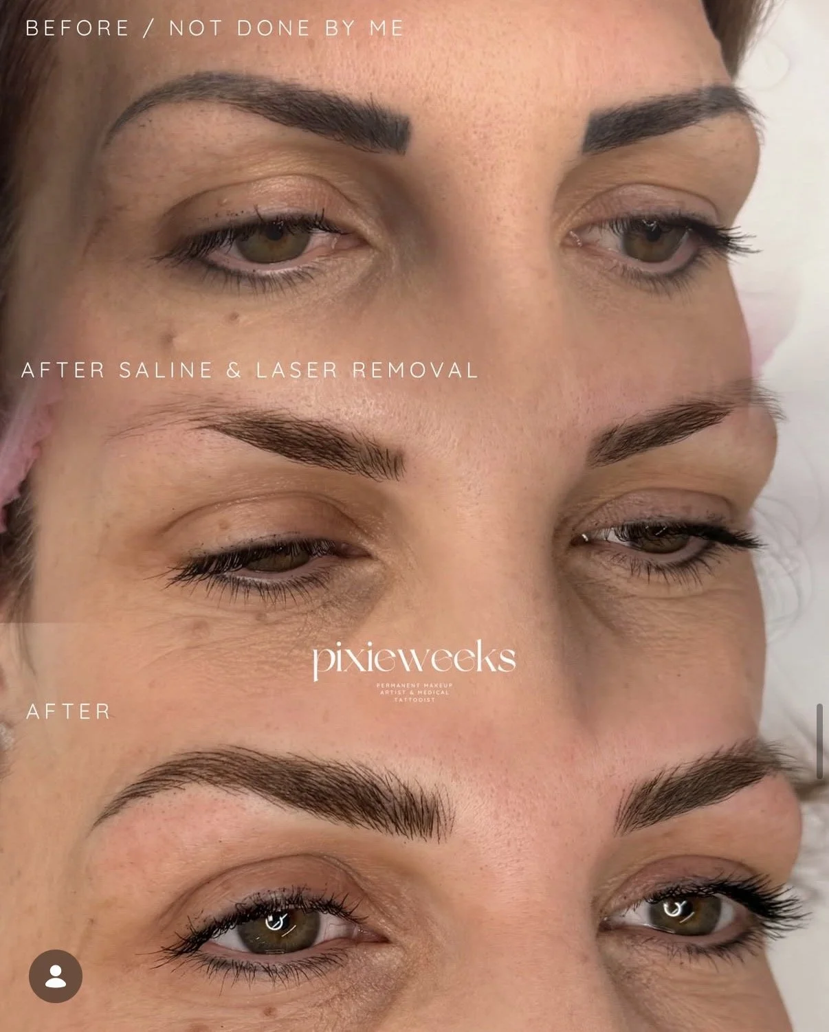 Combination Brow Rework - Fresh
