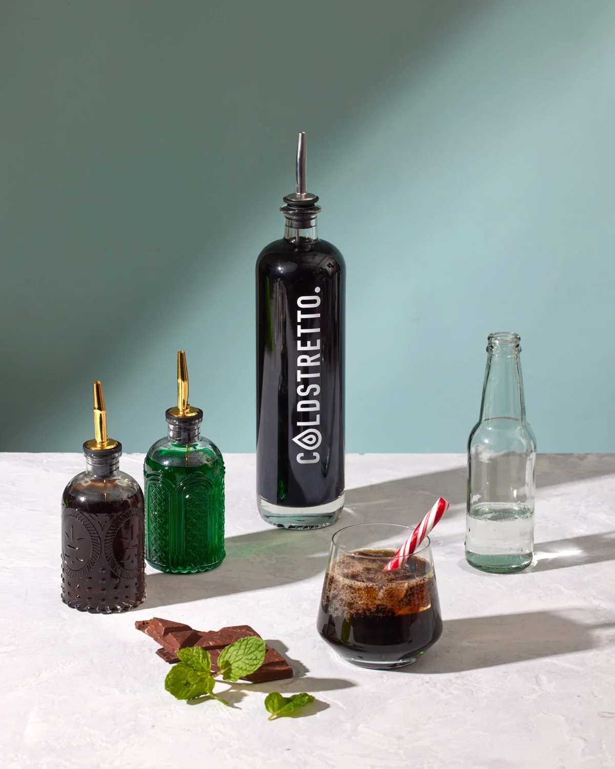 Karen Ferries food stylist also does drink styling for cocktails and coffee drinks.