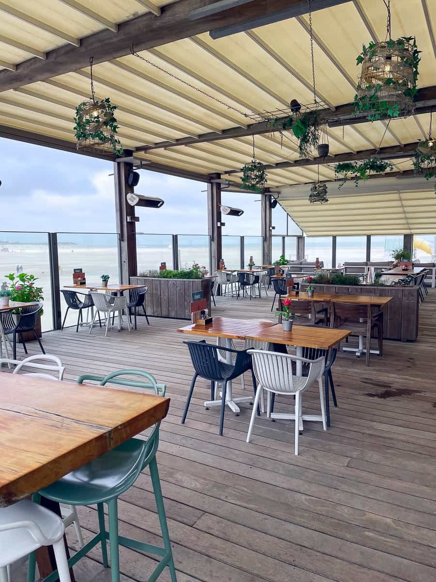 nachhaltig reisen Strandrestaurant Holland de DAM