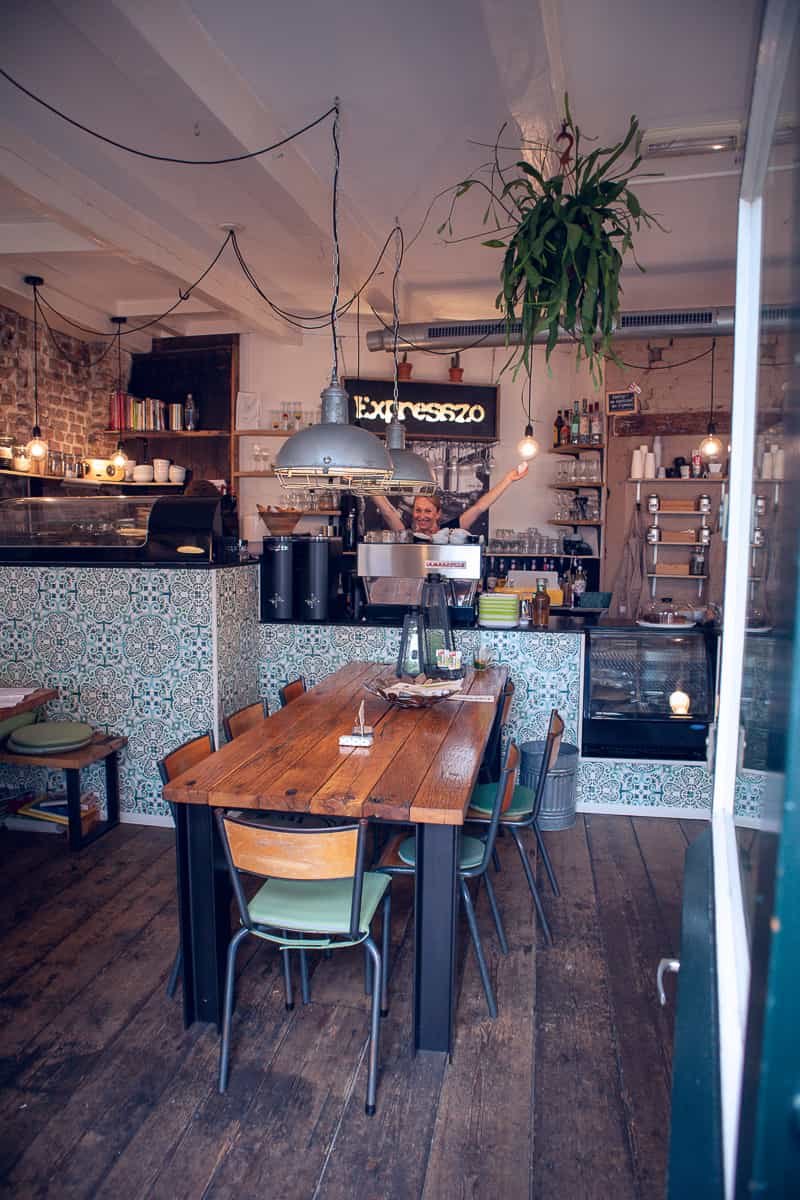 nachhaltig reisen Holland Middelburg Cafe