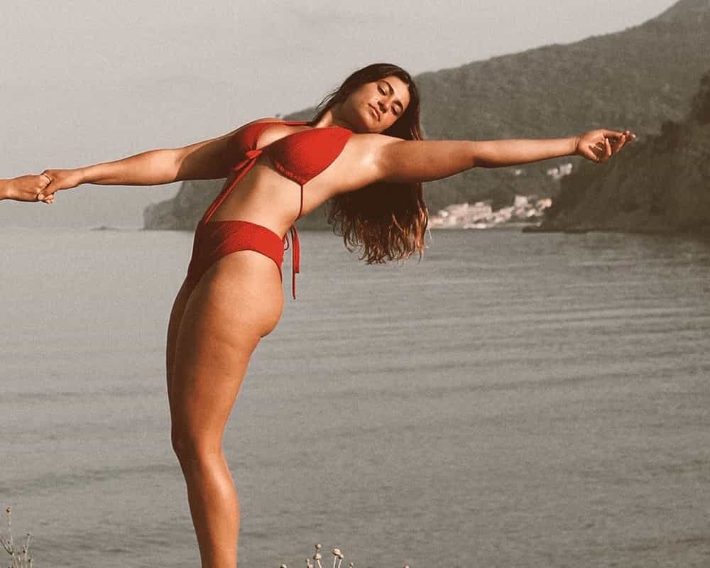 nachhaltiger roter bikini von anekdot