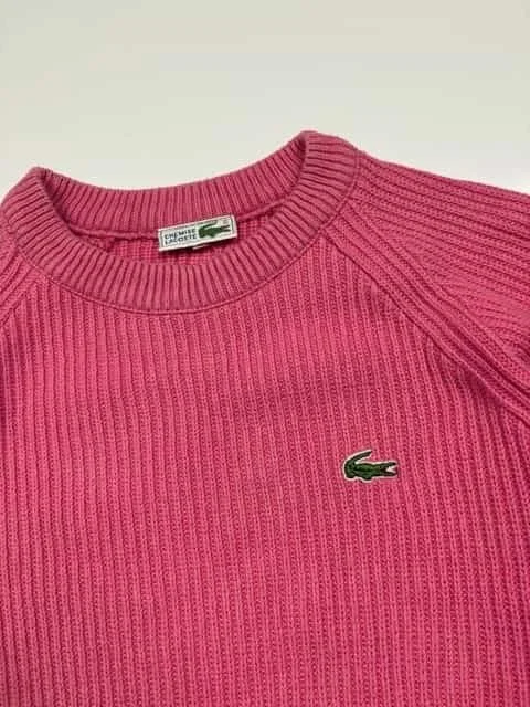 vintage pullover lacoste rosa
