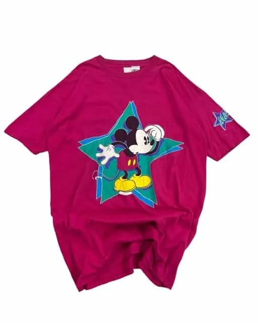 mickey mouse t-shirt vintage pink