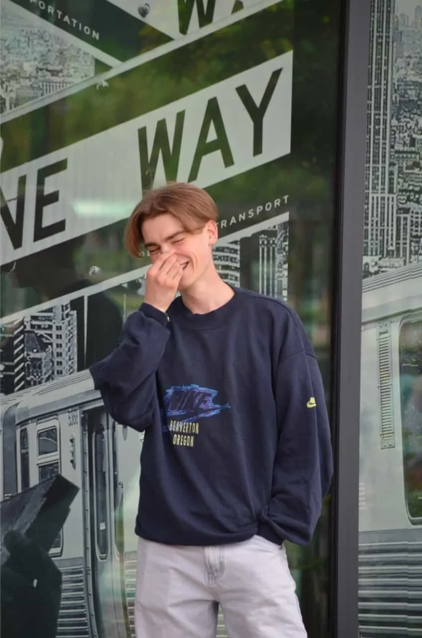 nike vintage pullover 